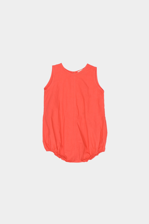 Kids Caramel Pilea Romper - Berry