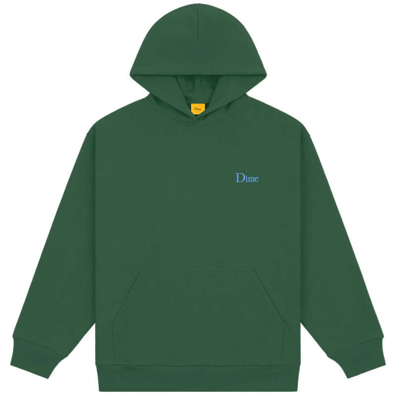 Dime Classic Small Logo Hoodie - Rain Forest | Garmentory