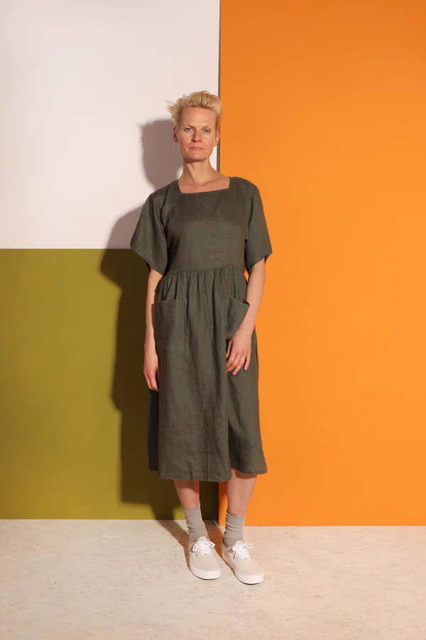 olive green dress with black shoes Dirk Brogues Derby Olive Oil Pullup Leather Shoes – StudGuard – The Jacket Maker main image 1