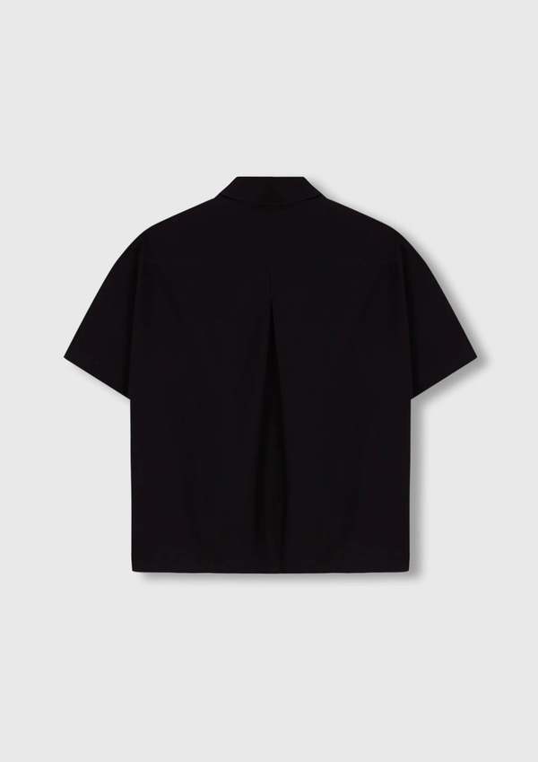 休日限定 Cordera Garmentory | Black - Shirt Cropped トップス
