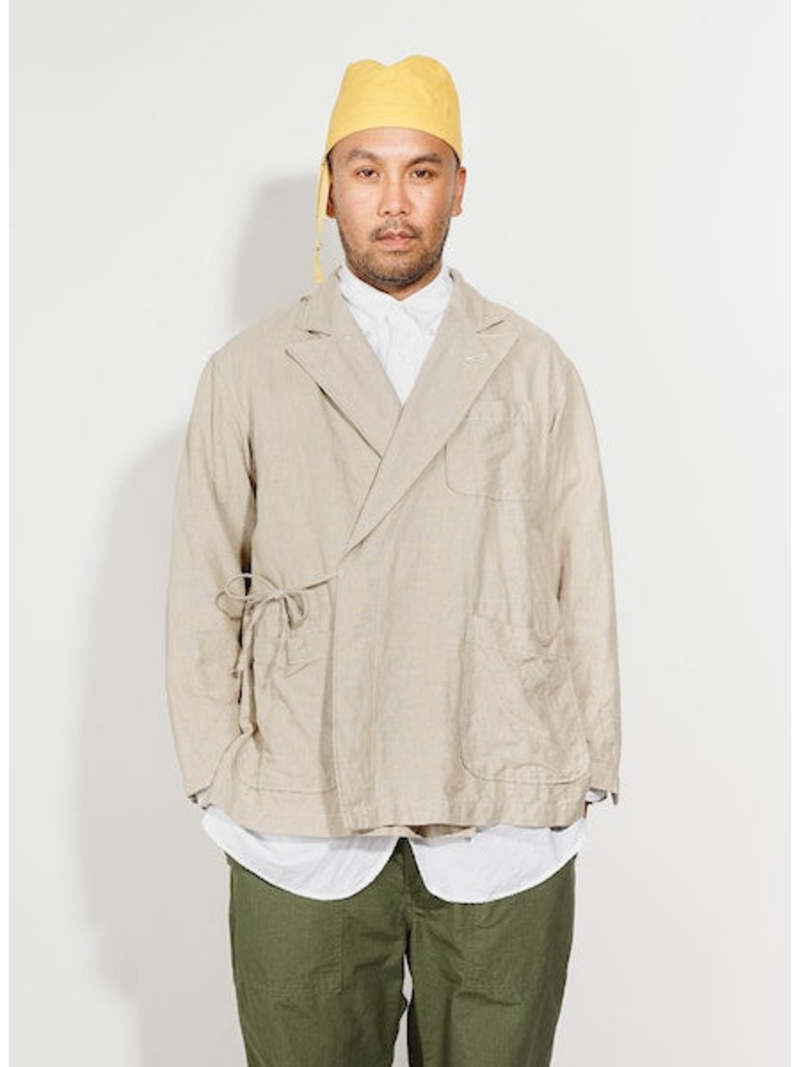 Engineered Garments Linen Cotton D Sum Jacket - Natural | Garmentory