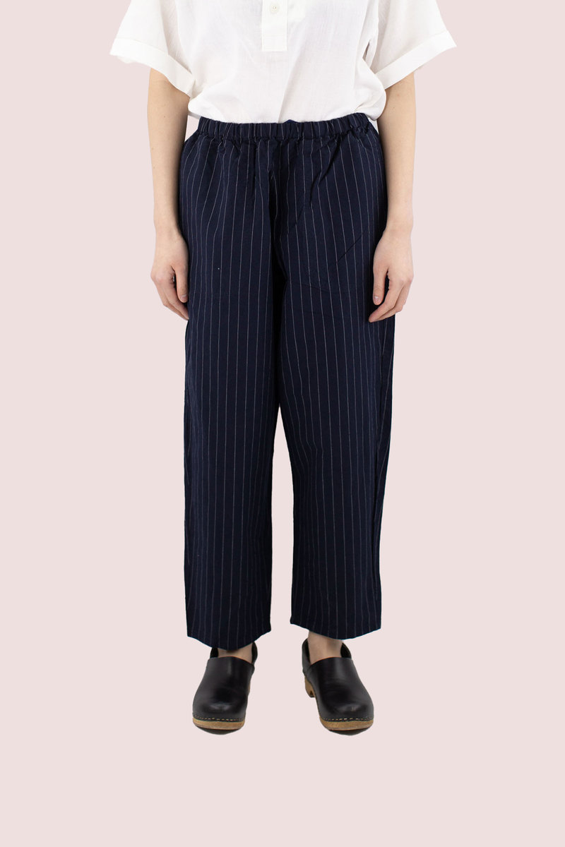 パンツ DANTON COTTON LINEN WEATHER EASY PANTS Danton - Cotton Linen Twill Easy Pants in Ecru – gravitypope