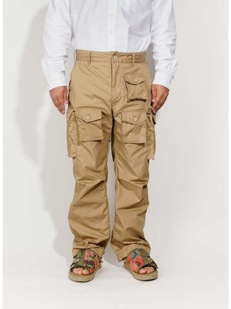 Engineered Garments PC Feather Twill FA Pant - Khaki