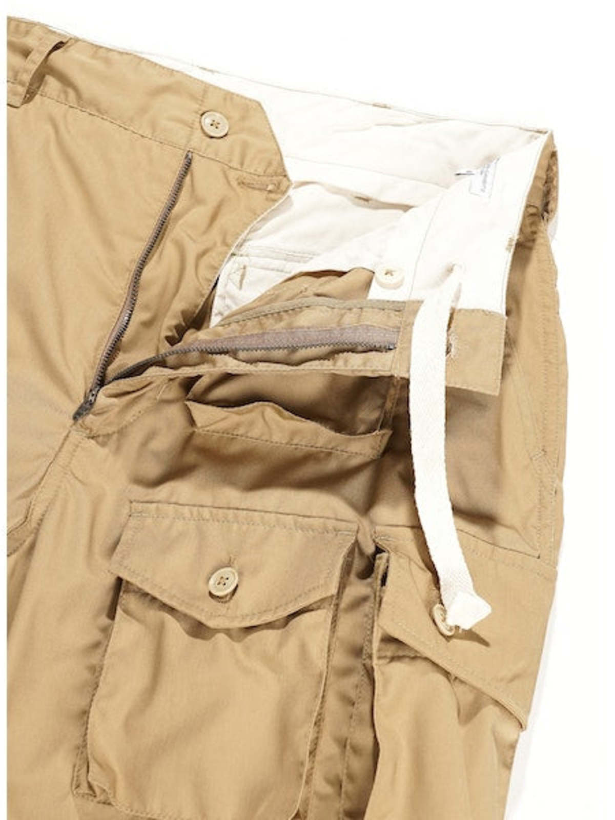 Engineered Garments PC Feather Twill FA Pant Khaki Garmentory