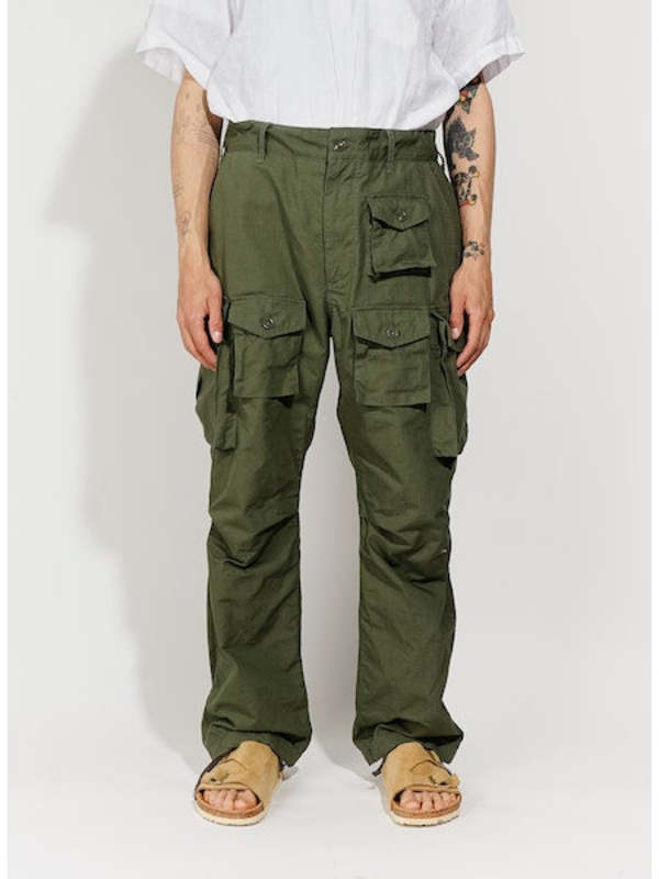 Engineered Garments FA Pant Olive Kith delicate