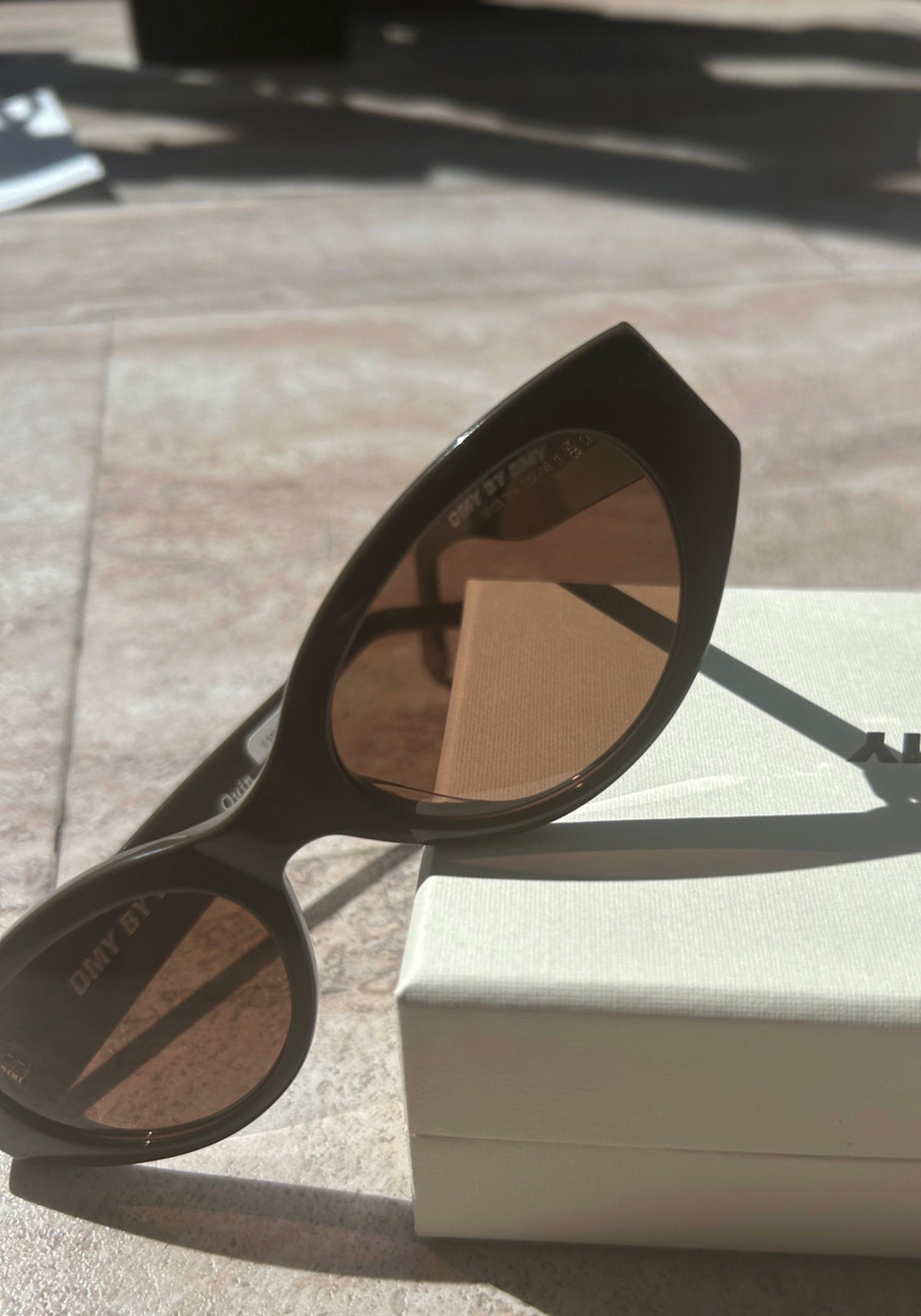 DMY by DMY The Quin Sunglasses DMY by DMY Quin Cat-Eye Sunglasses - Brown Sunglasses  main image 4