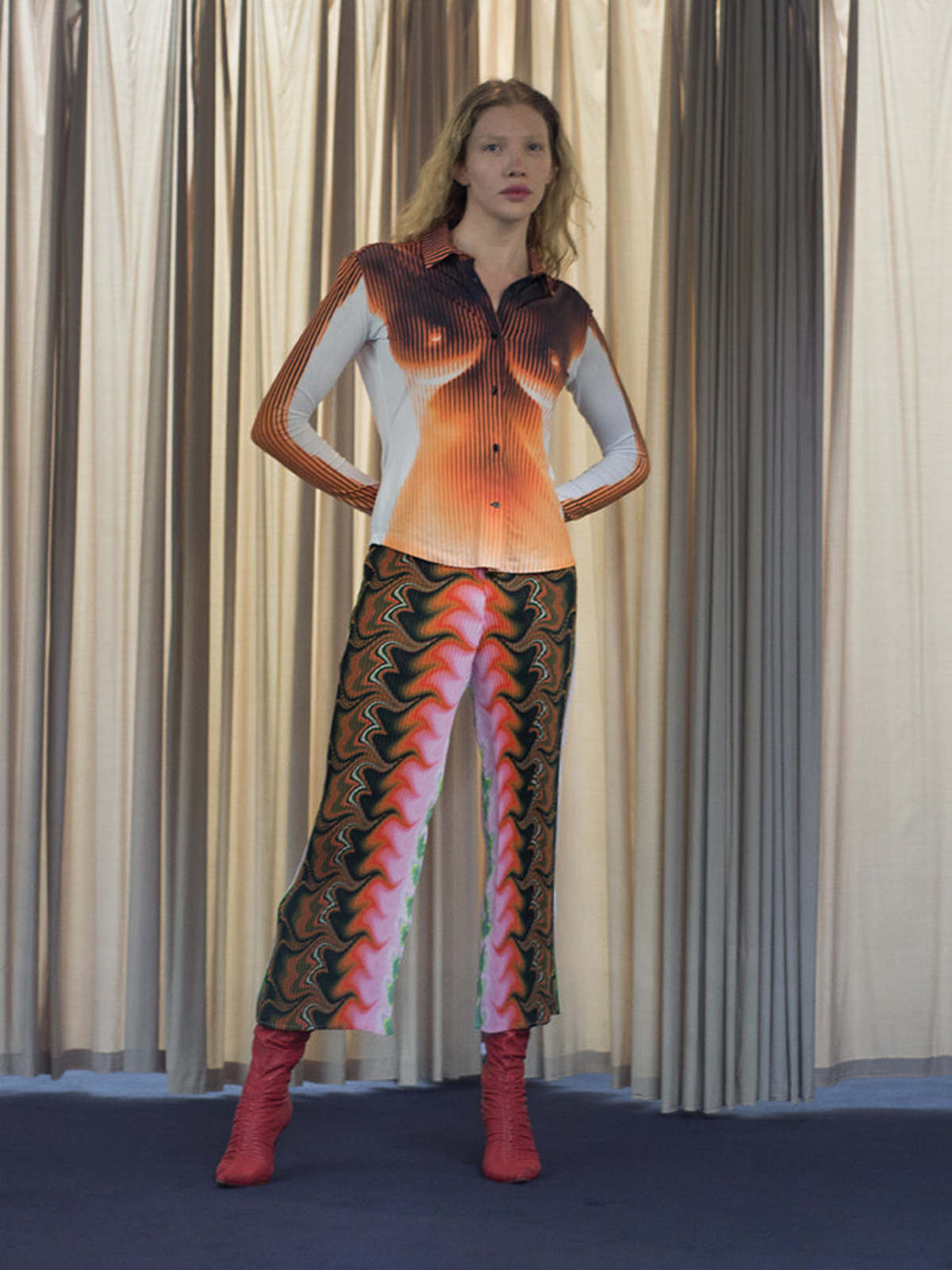 Julia Heuer Jack Trouser - Bruce Print - Image 1 of 6