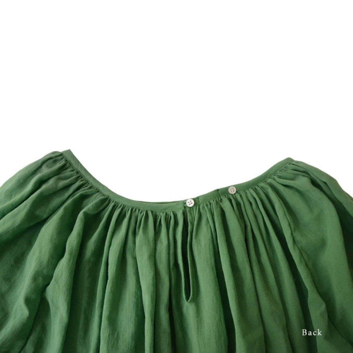 Makié Maki Woman Samantha Chiffon Blouse - Green - Image 5 of 5