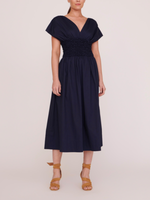 staud jackson midi dress Staud - Hibiscus Jackson Dress
