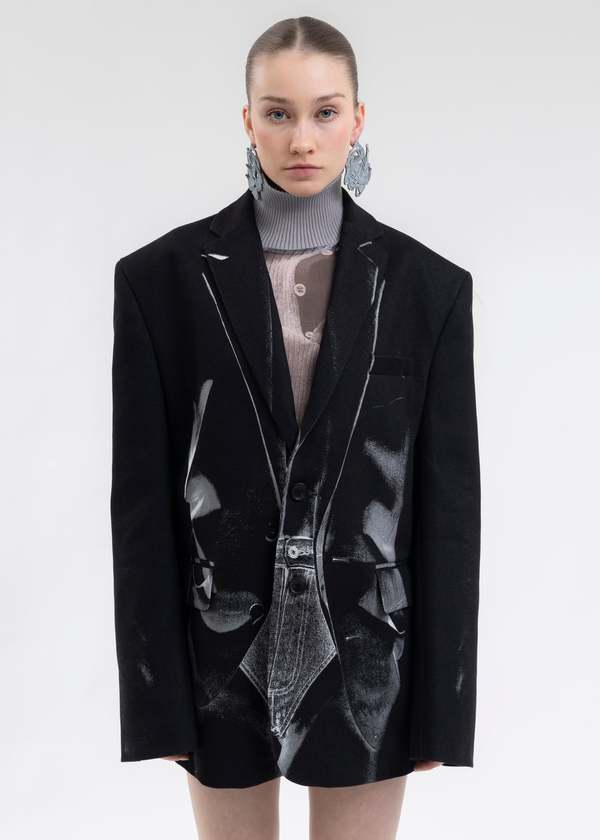 Y/project Jean Paul Gaultier Edition TROMPE L'OEIL JANTY MAXI