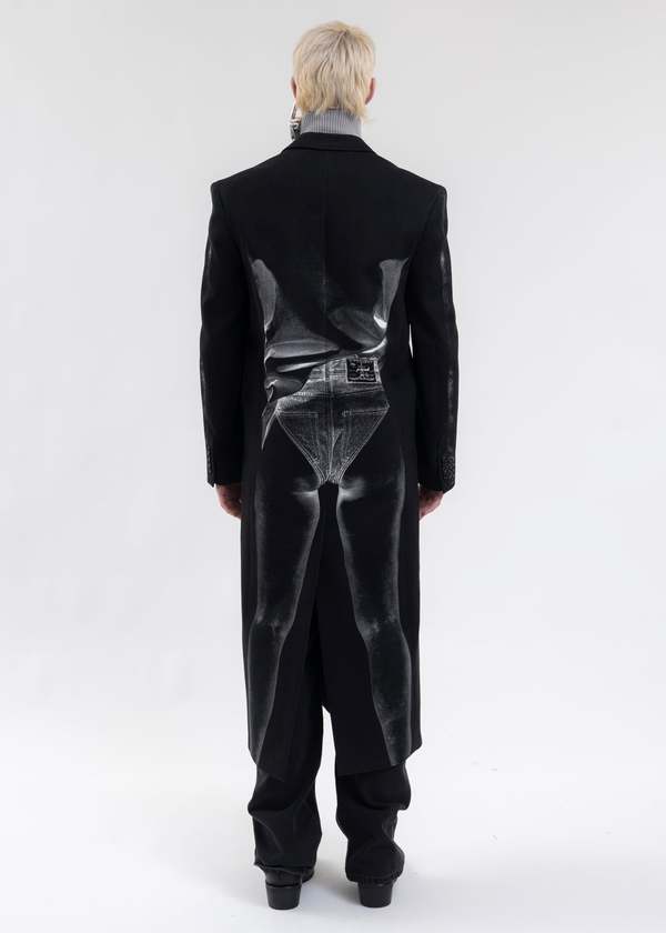 Y/project Jean Paul Gaultier Edition TROMPE L'OEIL JANTY MAXI COAT