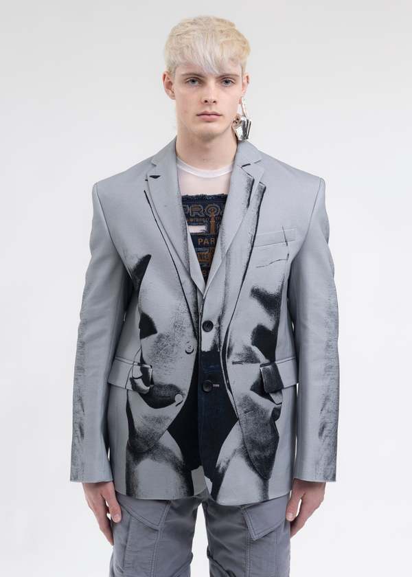 Y/project GREY Jean Paul Gaultier Edition TROMPE L'OEIL JANTY MAXI