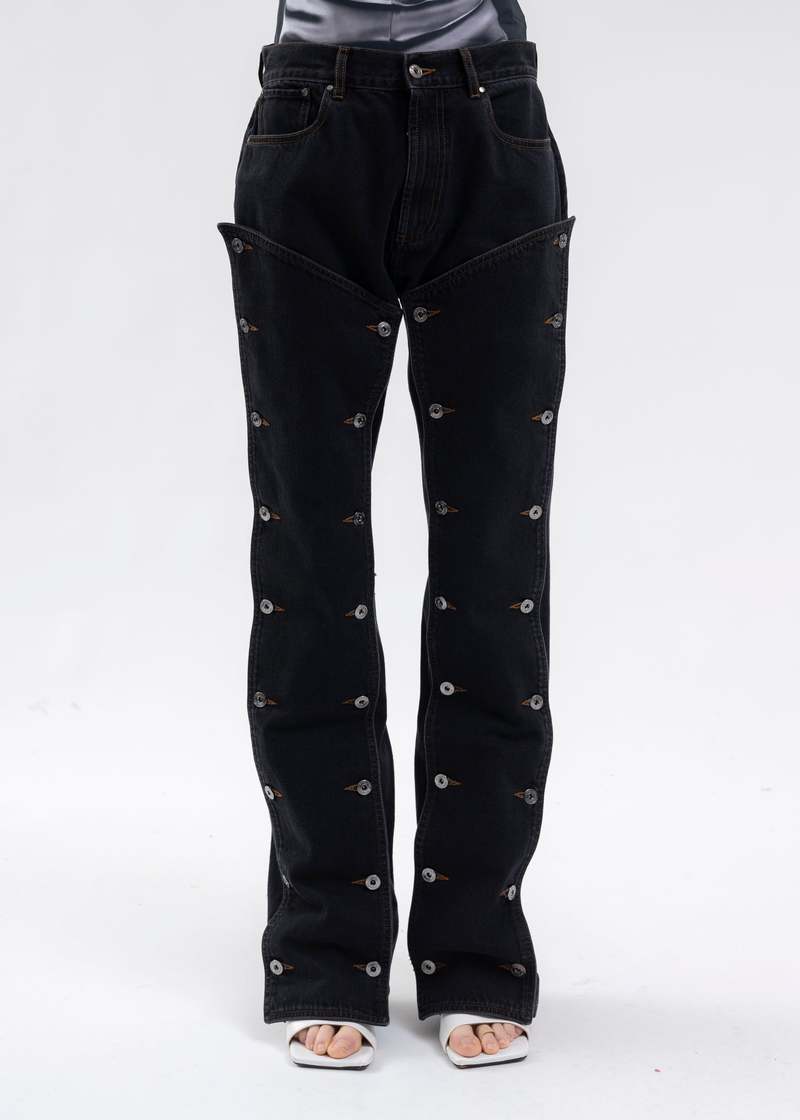 Yproject classic button pannel jeans デニム