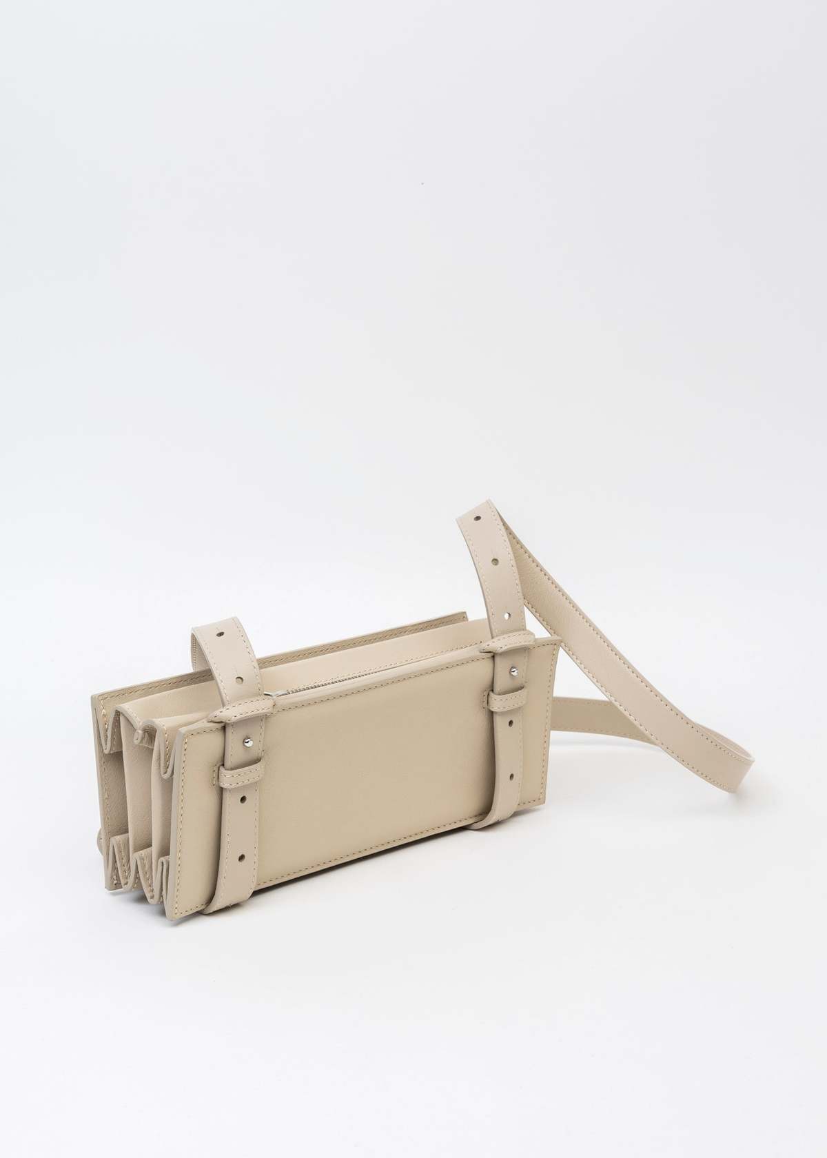 Y/project MINI ACCORDION BAG - CREAM | Garmentory