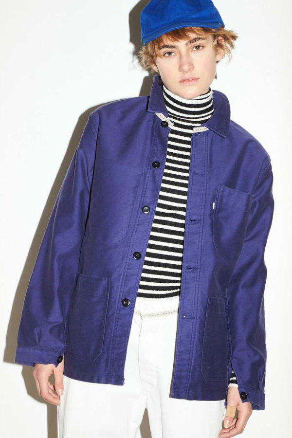 Limited Edition Carpenter Jacket Moleskin workwear jacket - Navy