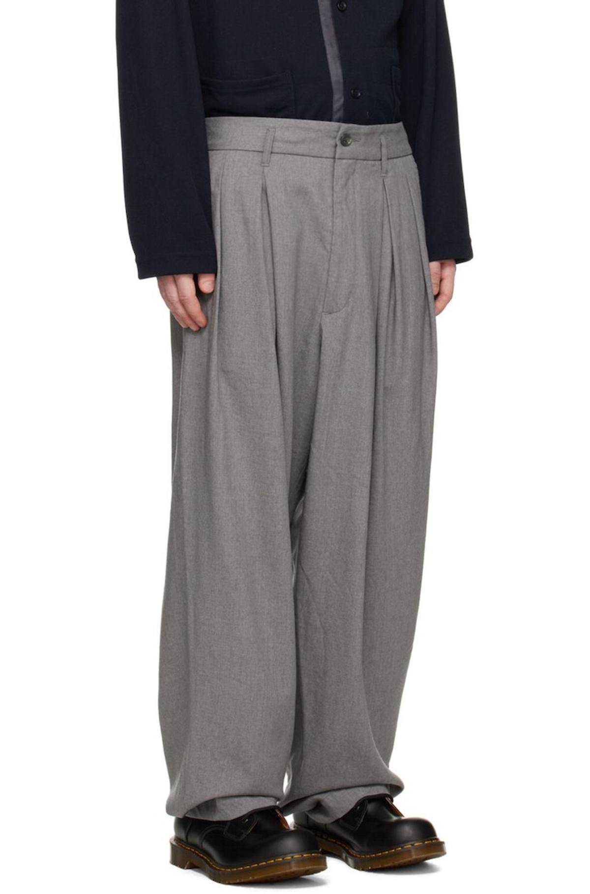 Engineered Garments Bontan Trousers - Gray | Garmentory