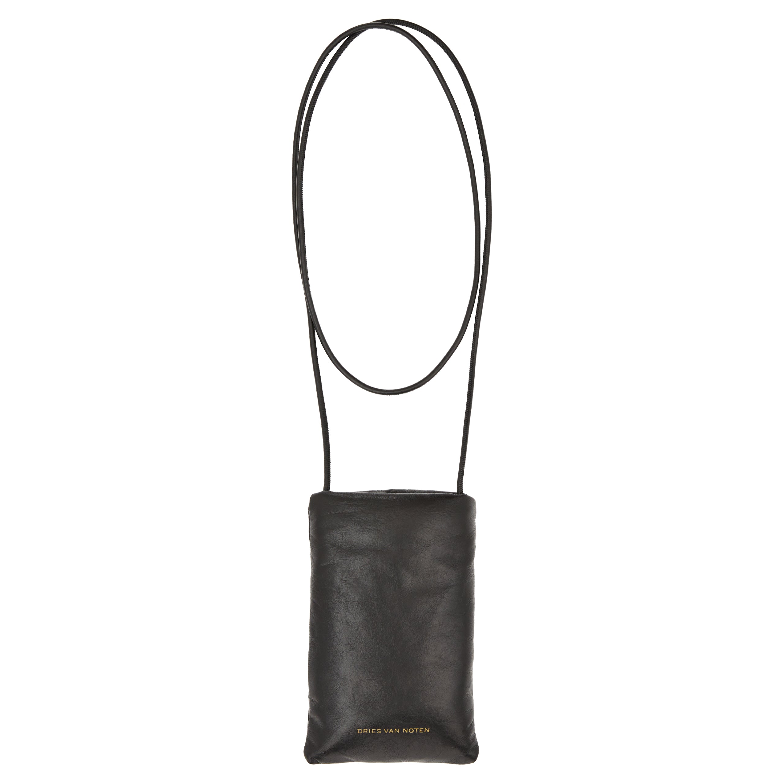 ショルダーバッグ DRIES VAN NOTEN LEATHER PHONE CASE Phone-Case--Black--