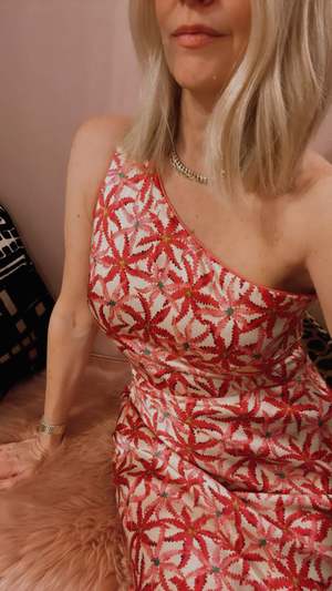 Saloni Justine One Shoulder Midi Dress - Multicolour | Garmentory
