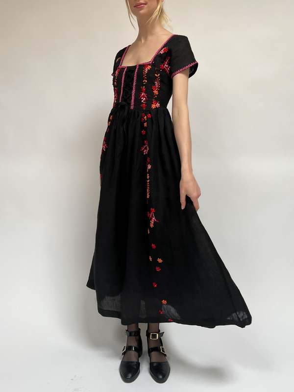ワンピース Taci Clothing Raffaella Dress Raffaella-IV Raffaella-Hand-Embroidered-