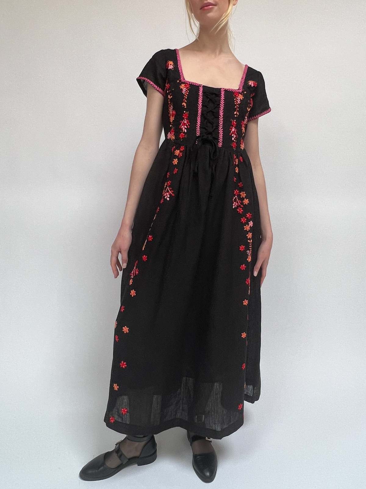 tach natalka hand embroidered dress Tach Natalka Hand Embroidered Dress