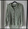 Button Down Vine Spell Out Top in Tapioc - Thumbnail 2