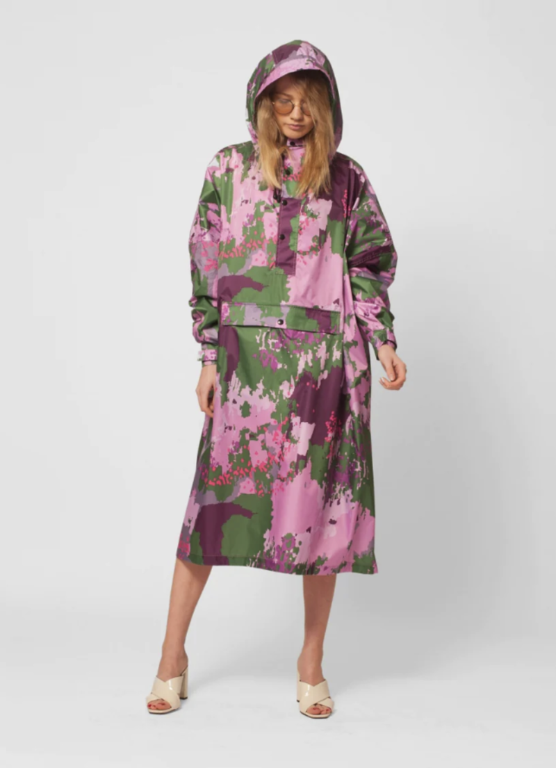 RainKiss Unisex Digi Forest Camo Rain Poncho