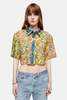 RE/DONE Oversized Crop Shirt - Multi Pineapple - Thumbnail 1