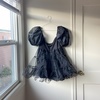 Upcycled Black Babydoll Dress - Thumbnail 11