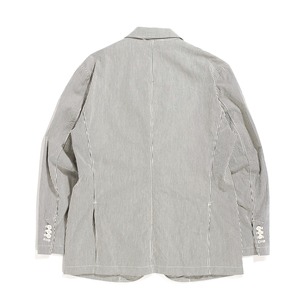 Engineered Garments Andover Jacket - Navy Seersucker Stripe
