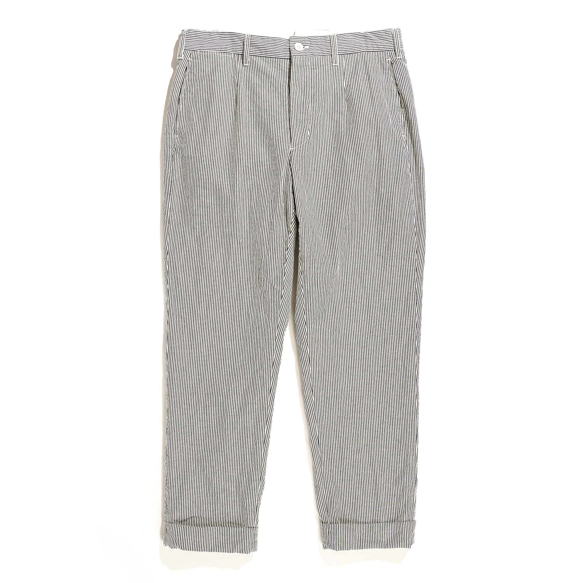 Engineered Garments / Andover Pantストライプ Engineered Garments Andover Pant - Navy Seersucker Stripe