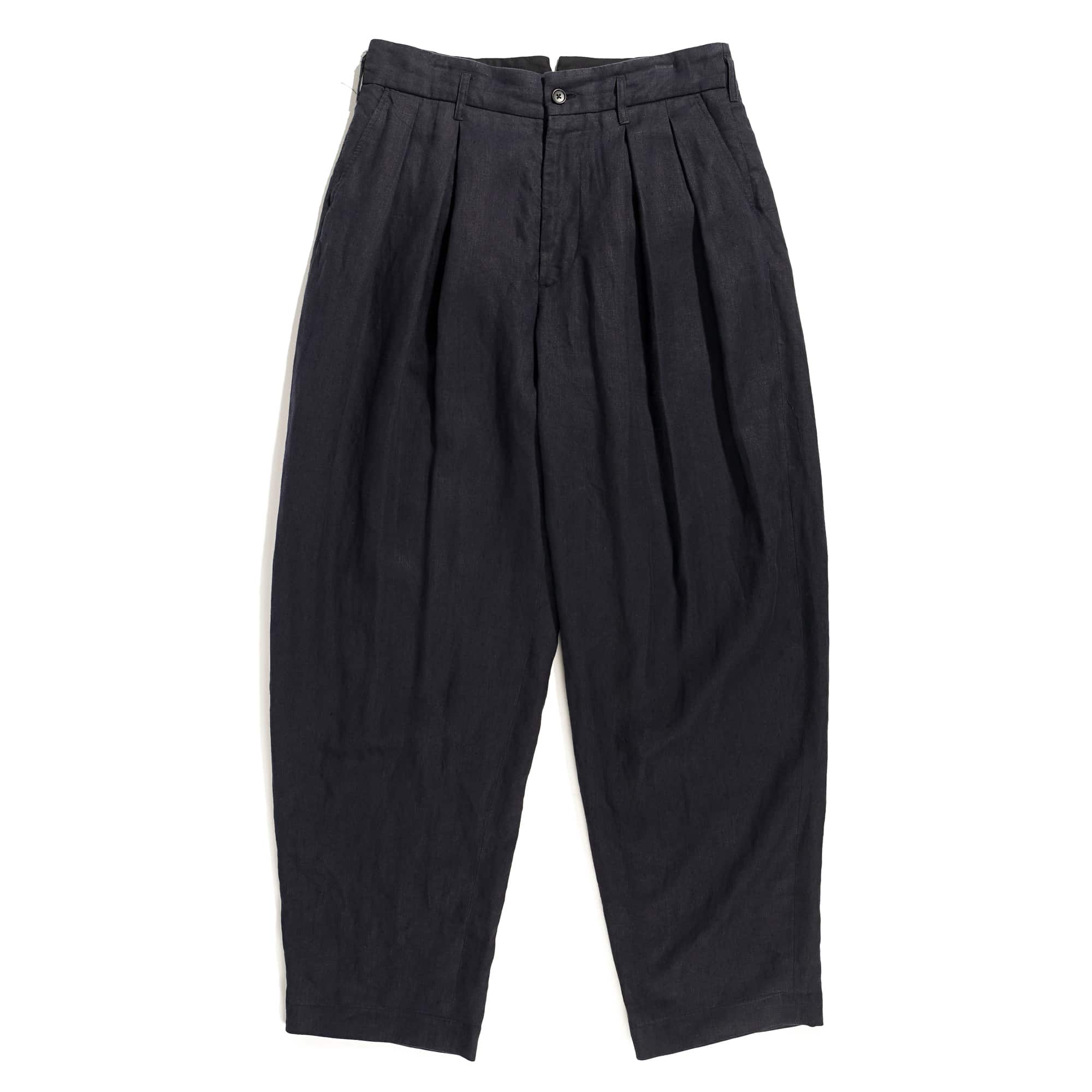 Engineered Garments Bontan Linen Twill Pant - Navy | Garmentory