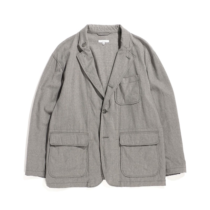 Engineered Garments Tropical Wool Loiter Jacket - Grey