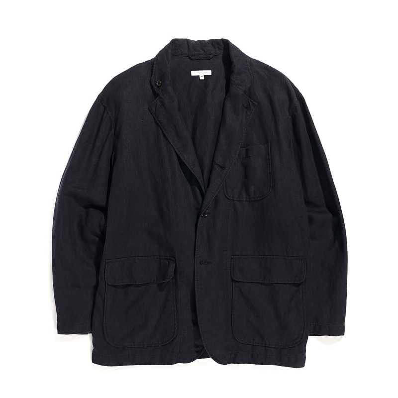Engineered Garments Linen Twill Loiter Jacket - Navy