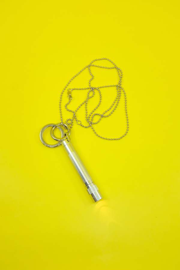 Lemaire Aluminum Maglite Chain Necklace - Silver | Garmentory