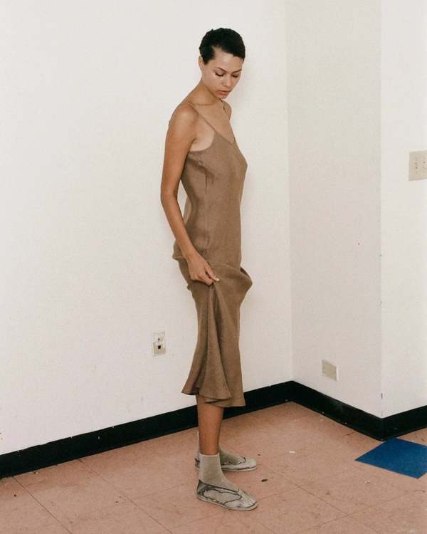 Baserange Dydine Linen Dress - Ocular | Garmentory