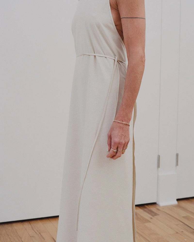 Baserange Apron Dress - Off White | Garmentory