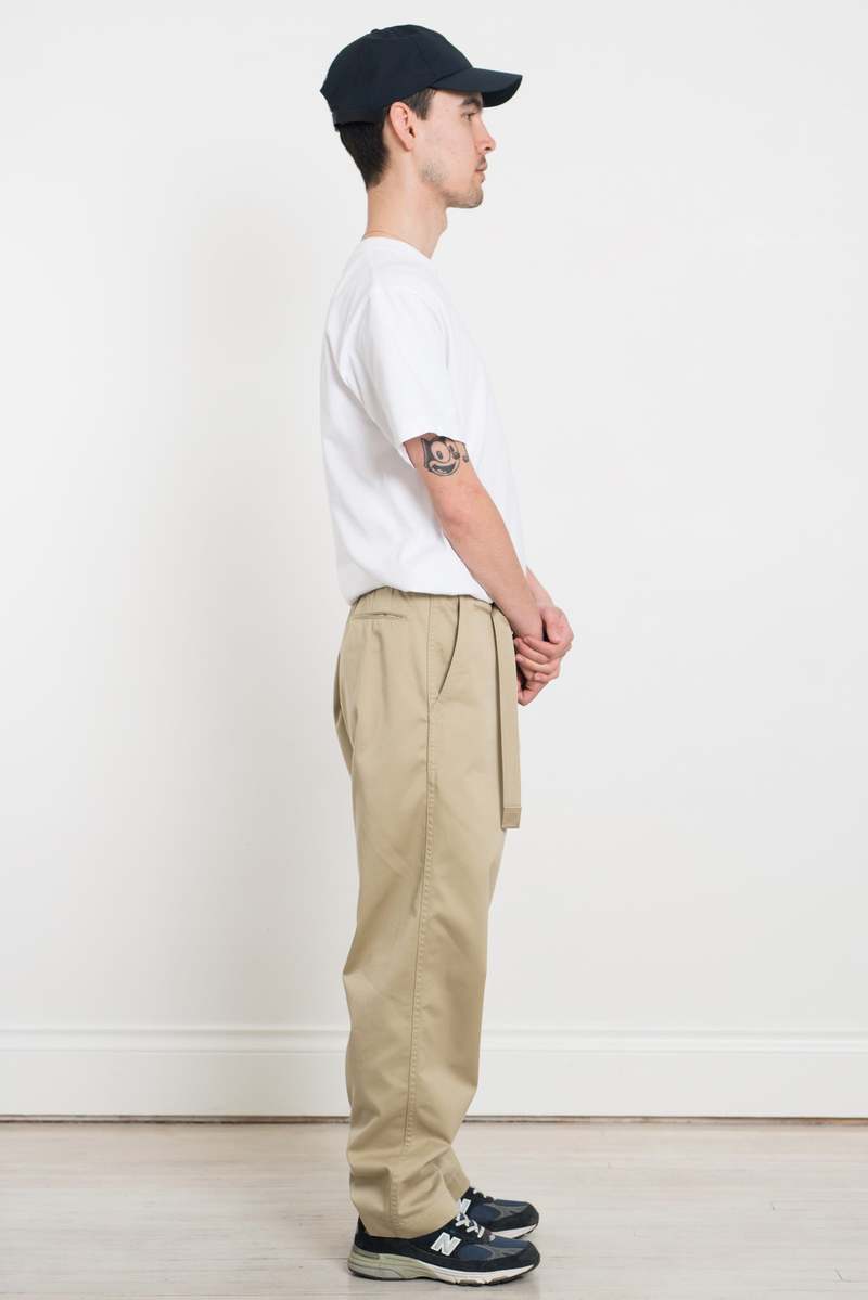 Nanamica Wide Chino Pants - Khaki | Garmentory