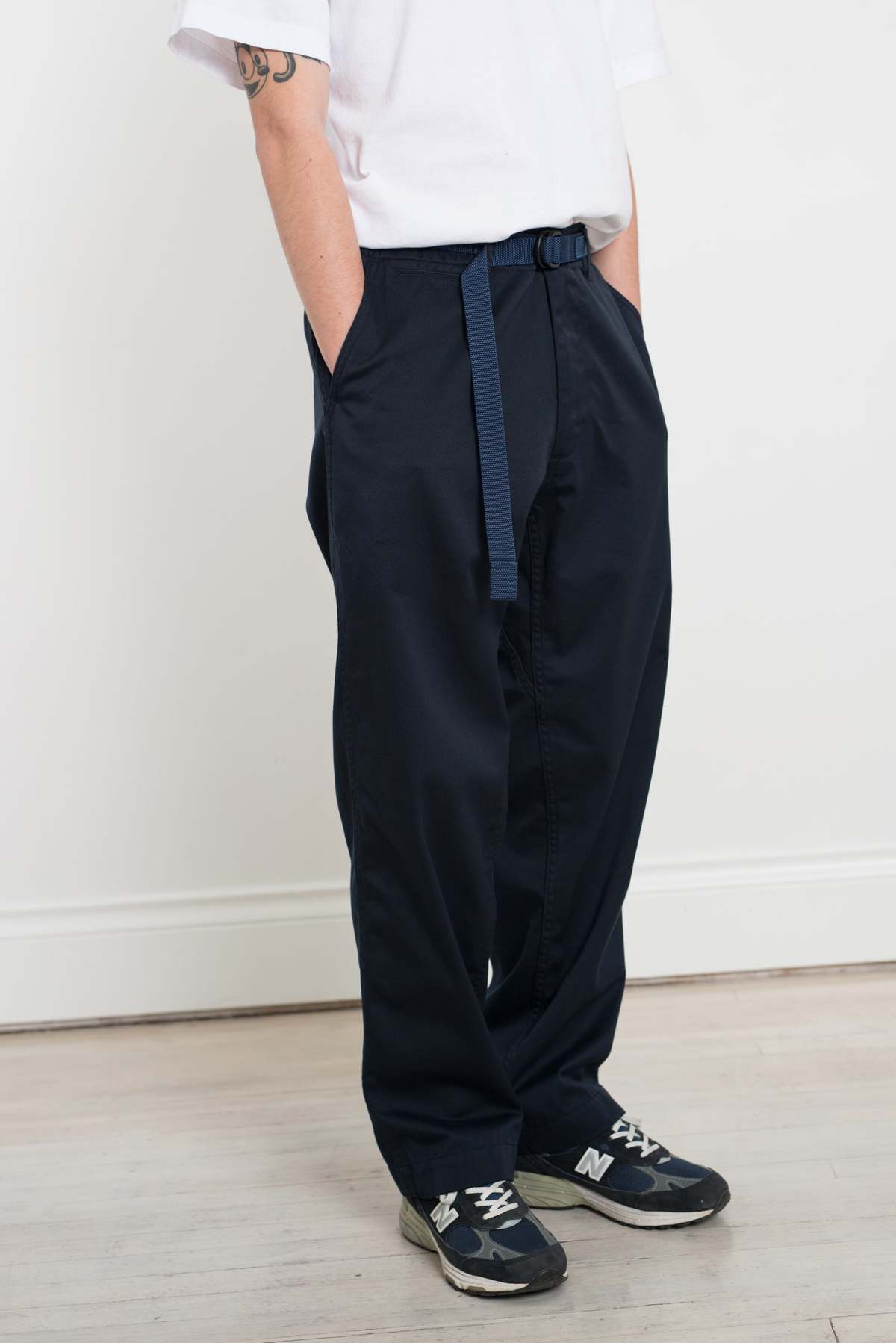 Nanamica Wide Chino Pants - Navy | Garmentory