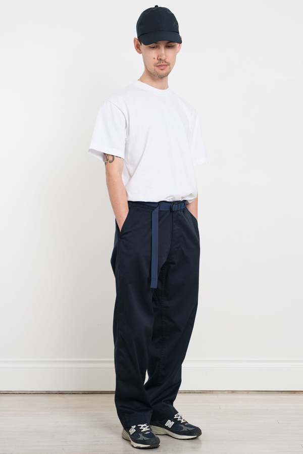 Nanamica Wide Chino Pants - Navy | Garmentory