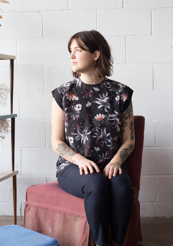 Body Bag Chelsea Top - Black Floral Body Bag Chelsea Top - Black Floral