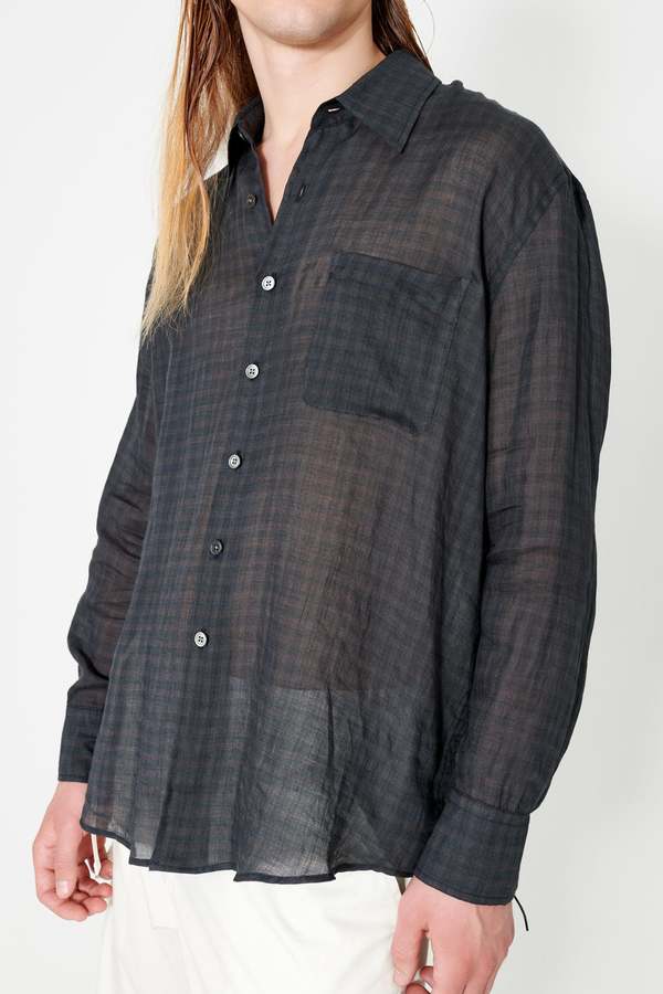 トップス OUR LEGACY ABOVE SHIRT NIGHT CHECK 44 Our Legacy Above Check Print Shirt - Night Check | Garmentory