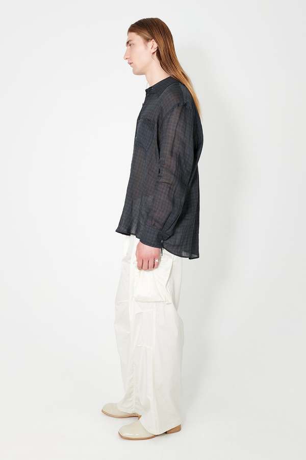 Our Legacy Above Check Print Shirt - Night Check | Garmentory