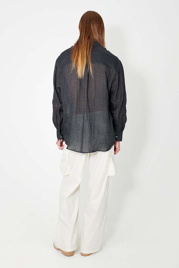 Our Legacy Above Check Print Shirt - Night Check | Garmentory