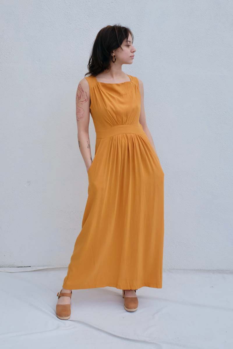 Allison Wonderland Palermo Dress - Saffron | Garmentory Allison Wonderland Palermo Dress - Saffron | Garmentory