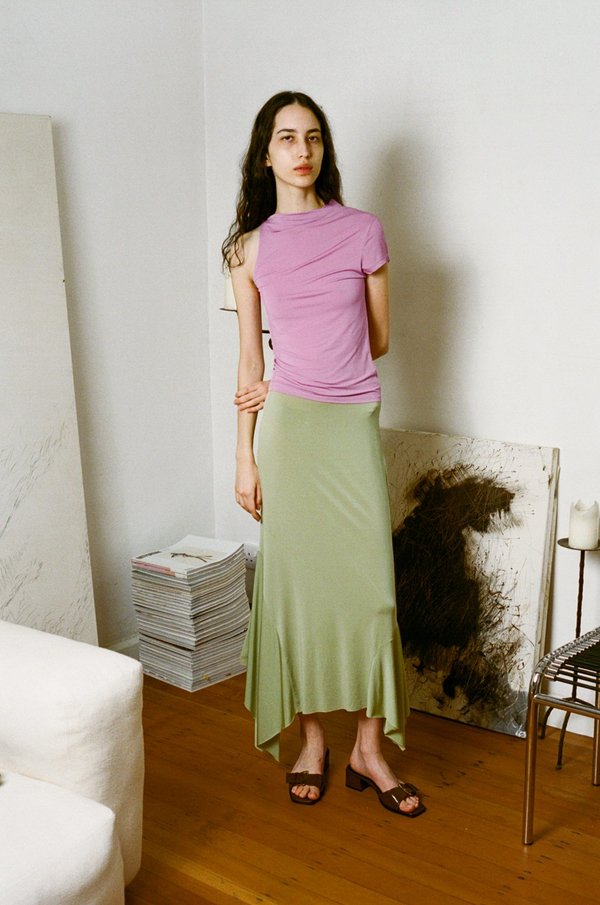 PALOMA WOOL Pradito Skirt - Porcelain green | Garmentory