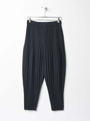 Homme Plisse Issey Miyake Basics Pants - Black | Garmentory