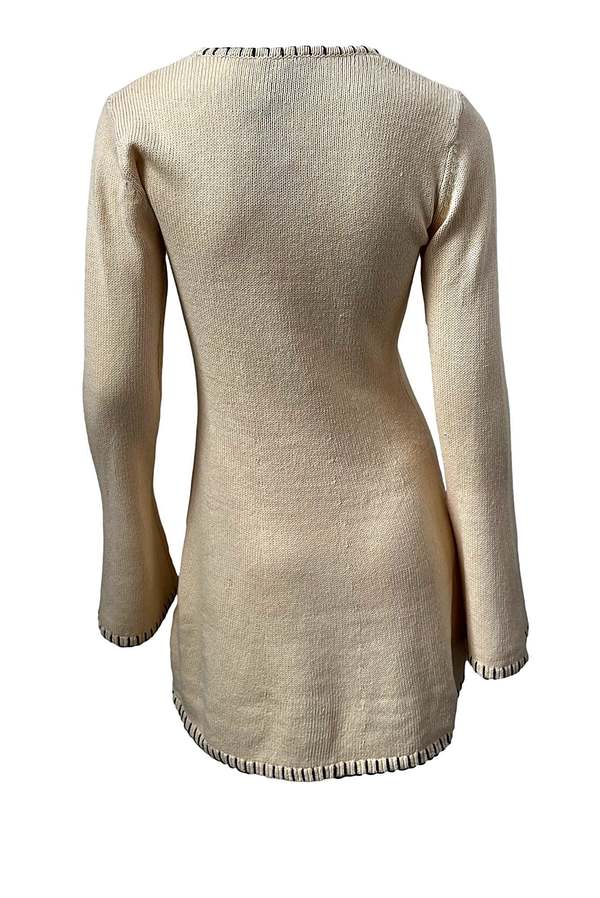 chinese dress ladies Maxi linen dress AGRA in White main image 0