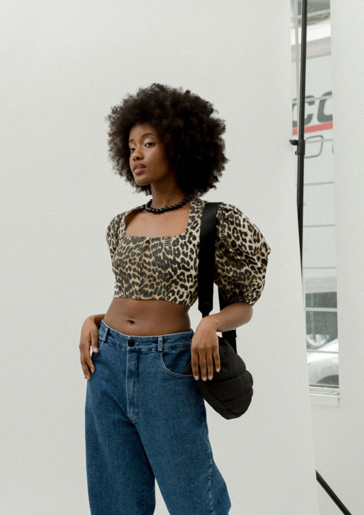 Ganni Quilted Small Duffle Bag Black Garmentory