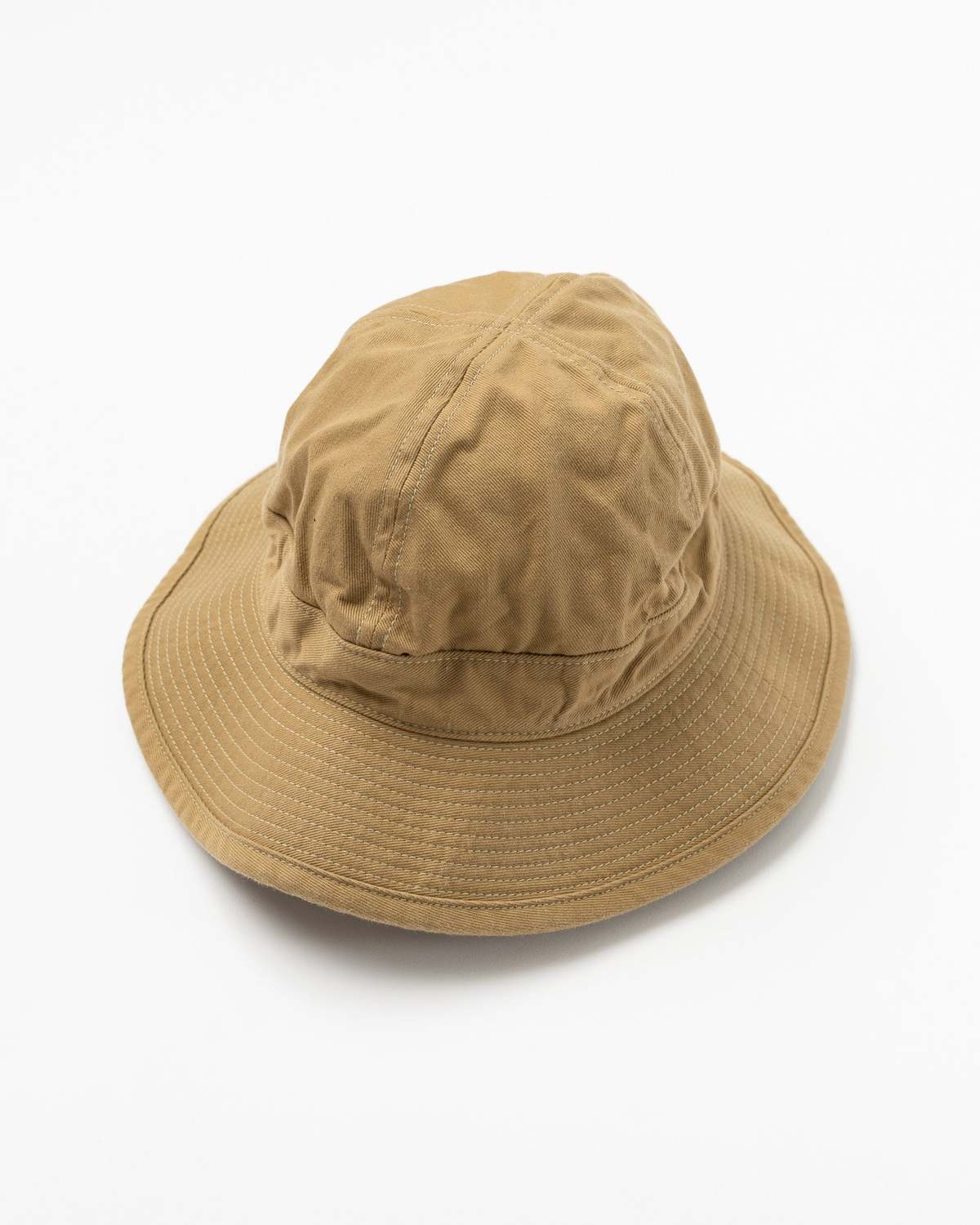 orSlow US Navy Hat in Chino Khaki Garmentory