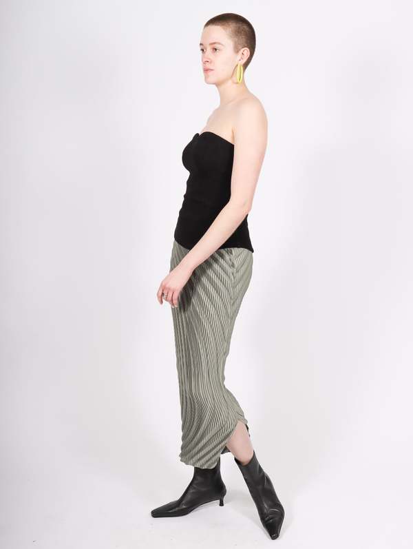 Issey Miyake Gem Pleats Skirt - Gray | Garmentory